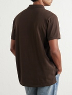 Polo Ralph Lauren - Logo-Embroidered Cotton-Piqué Polo Shirt - Brown