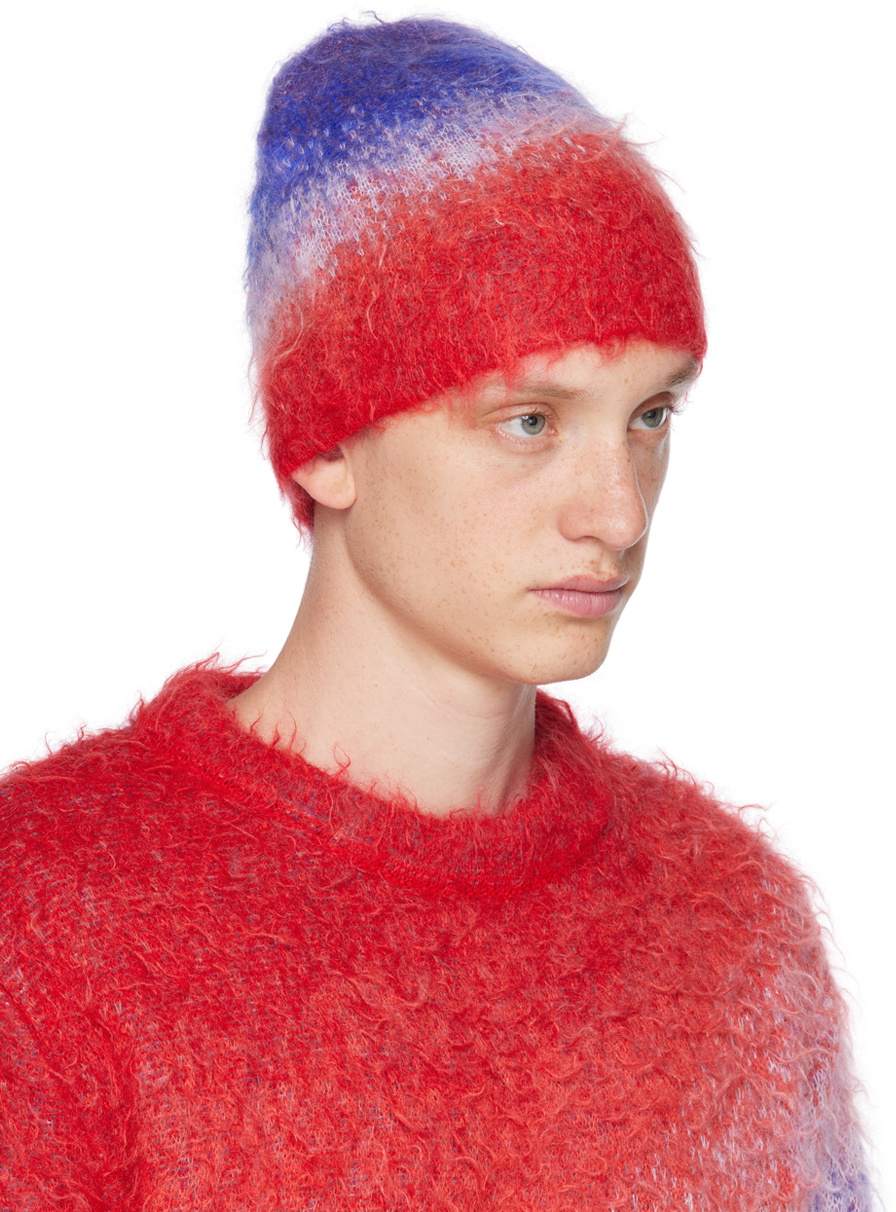 帽子 ERL gradation beanie ERL Men's' Gradient Knit Beanie Hat in Blue | LN-CC®