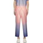 Sies Marjan Pink and Blue Alex Degrade Trousers