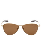 Saint Laurent Sunglasses Saint Laurent SL 831 Vesper Sunglasses in Gold/Brown 