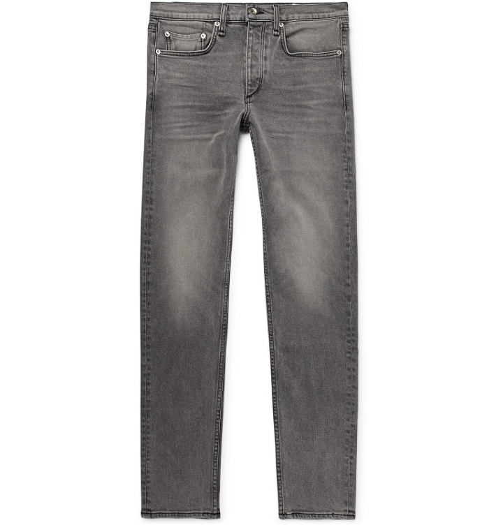 Photo: rag & bone - Fit 2 Slim-Fit Washed Stretch-Denim Jeans - Gray