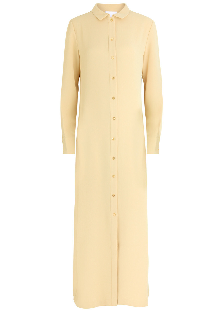 Paris Georgia Gwyneth Maxi Shirt Dress Cream