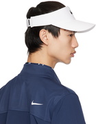 Nike White Dri-FIT Aerobill Visor