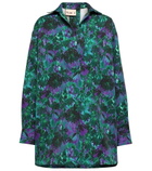 Plan C - Floral twill top