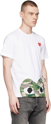 COMME des GARÇONS PLAY White Cotton T-Shirt