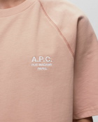 A.P.C. Tee Willy Pink - Mens - Shortsleeves