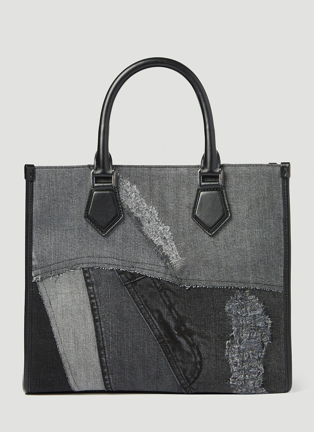 Dolce & Gabbana Small Patchwork Denim Tote Bag