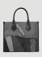 Dolce & Gabbana Small Patchwork Denim Tote Bag