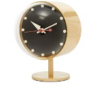 Vitra George Nelson Night Desk Clock in Brass