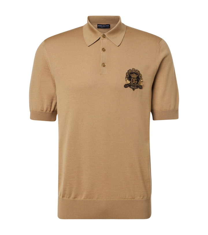 Photo: Dolce&Gabbana Virgin wool polo shirt