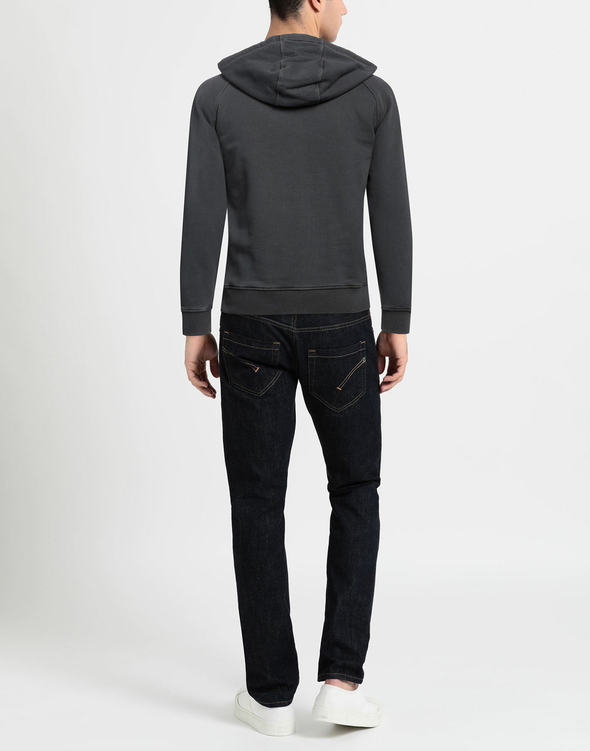 Woolrich Varsity Hoodie Mens Sweatshirt in Lead