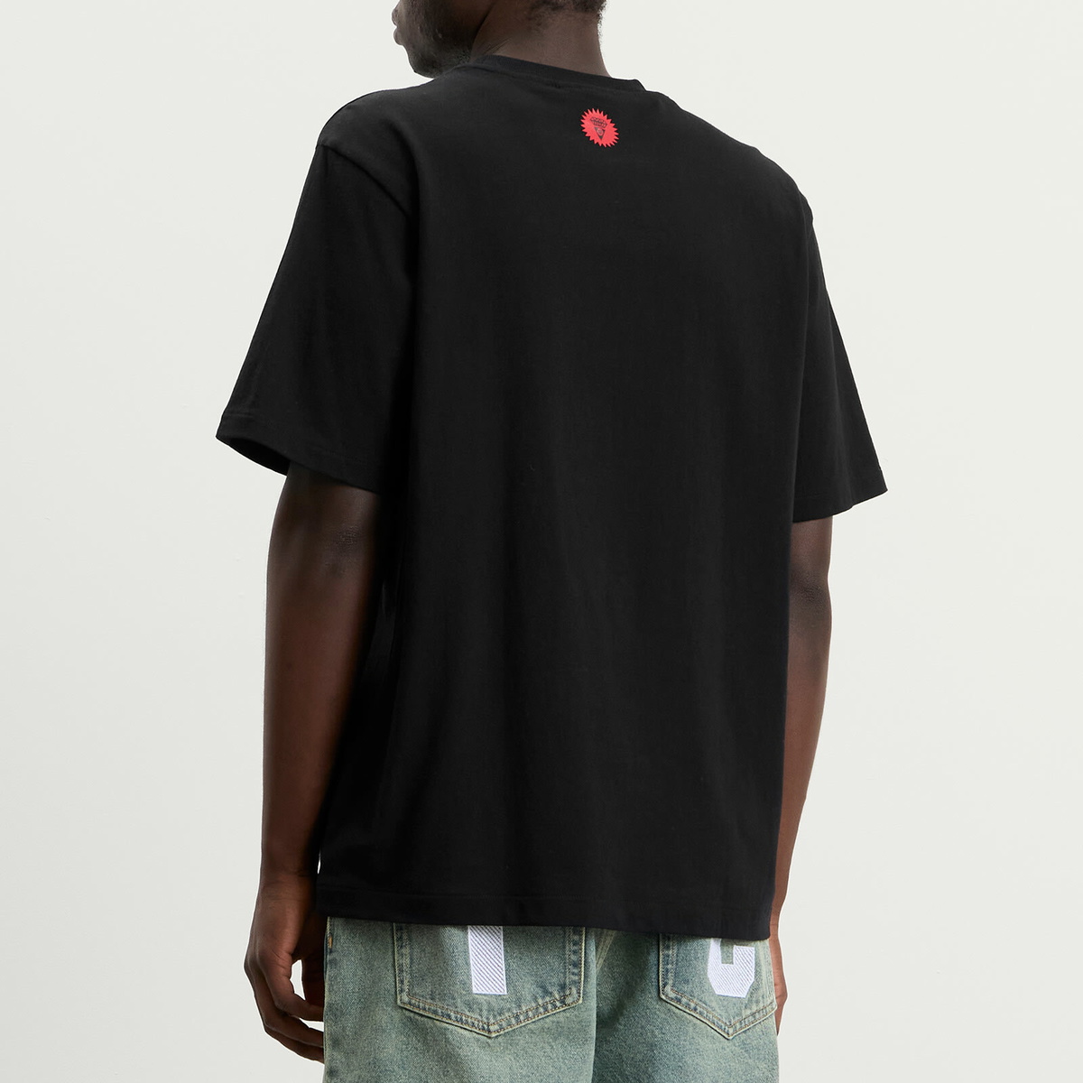 ICECREAM Men's Camo Running Dog Woodland T-Shirt in Black