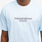 thisisneverthat Men's Sprayed FR-Logo T-Shirt in White