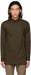 Givenchy Khaki Contemporary Fit Shirt