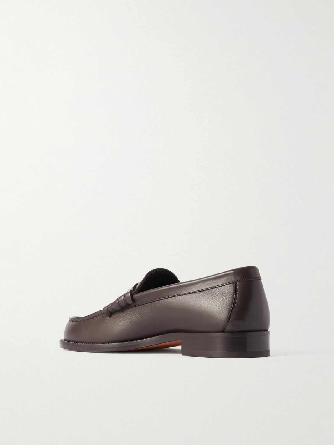 Common Projects - Leather Penny Loafers - Brown