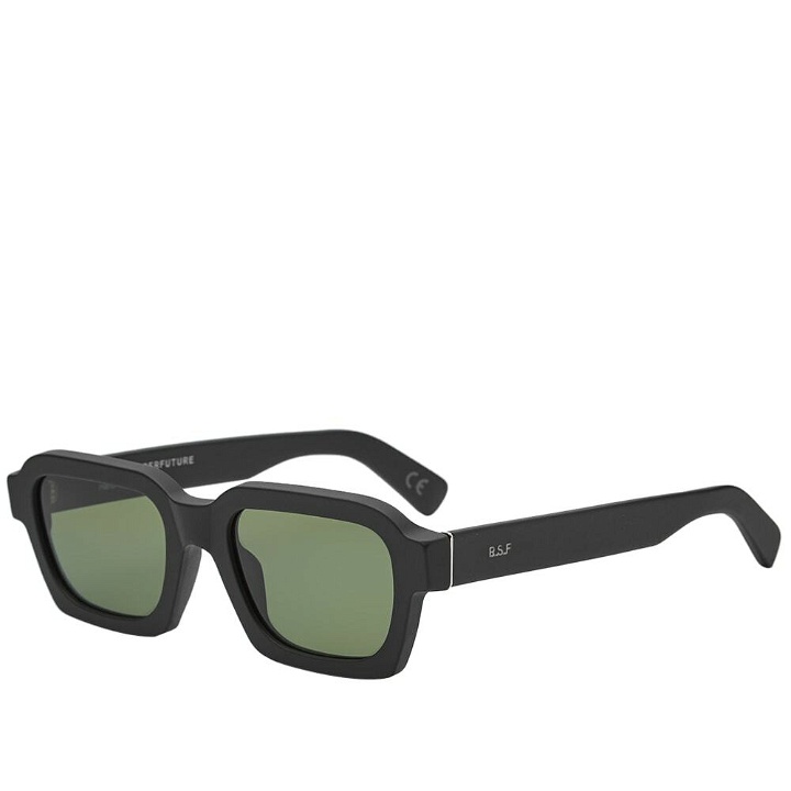 Photo: SUPER Caro Sunglasses in Black/Green