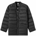 Nanga Men's Cotton Peach Down Hanten Jacket in Black