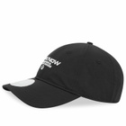 Men's AAPE Now Text Logo Cap in Black 