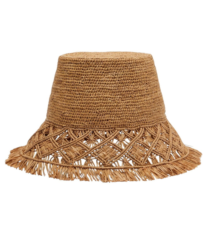 Photo: Zimmermann Macramé raffia bucket hat