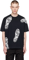 Comme des Garçons Homme Black Graphic T-Shirt