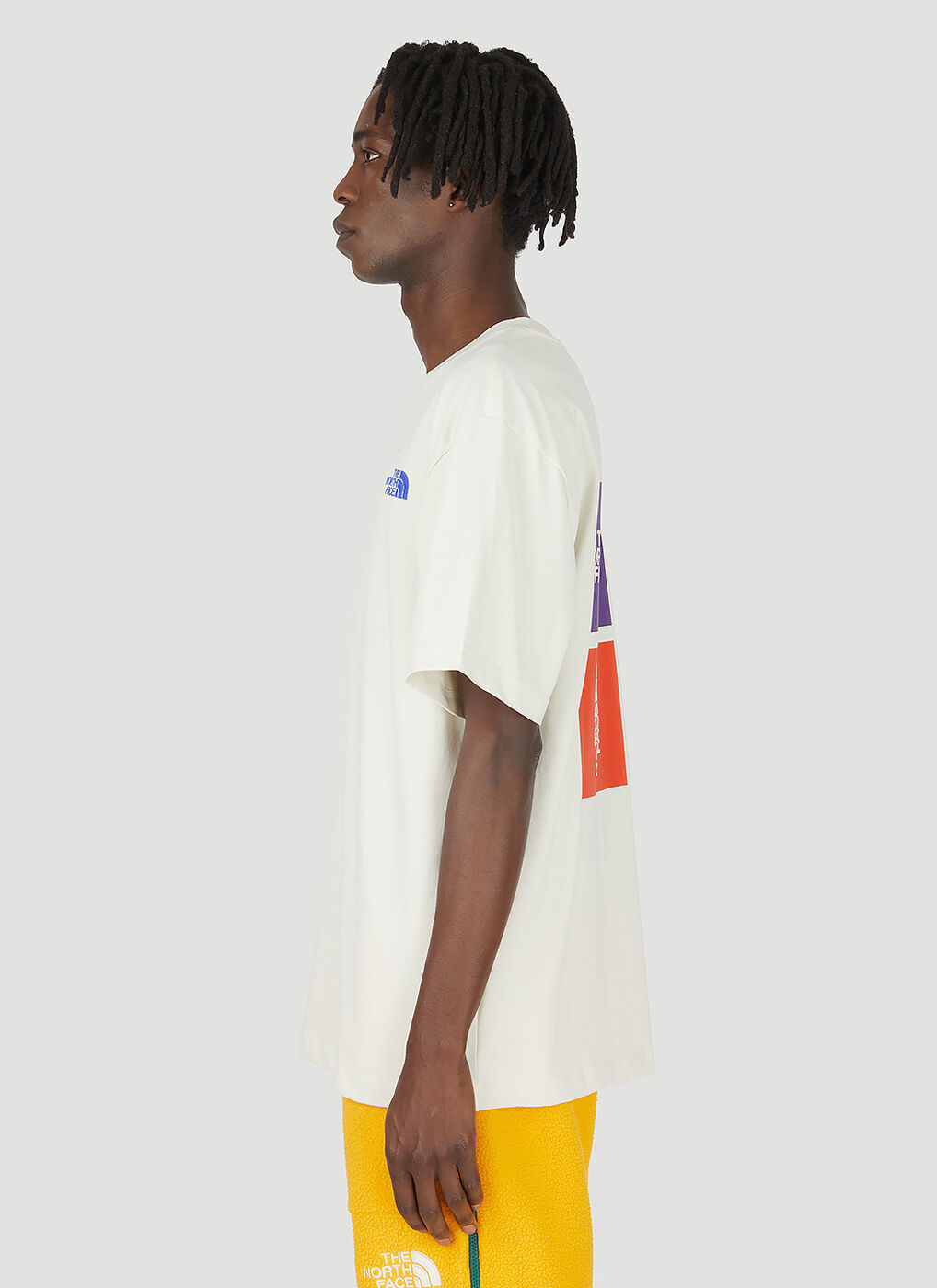 Colour Block T Shirt in White The North Face