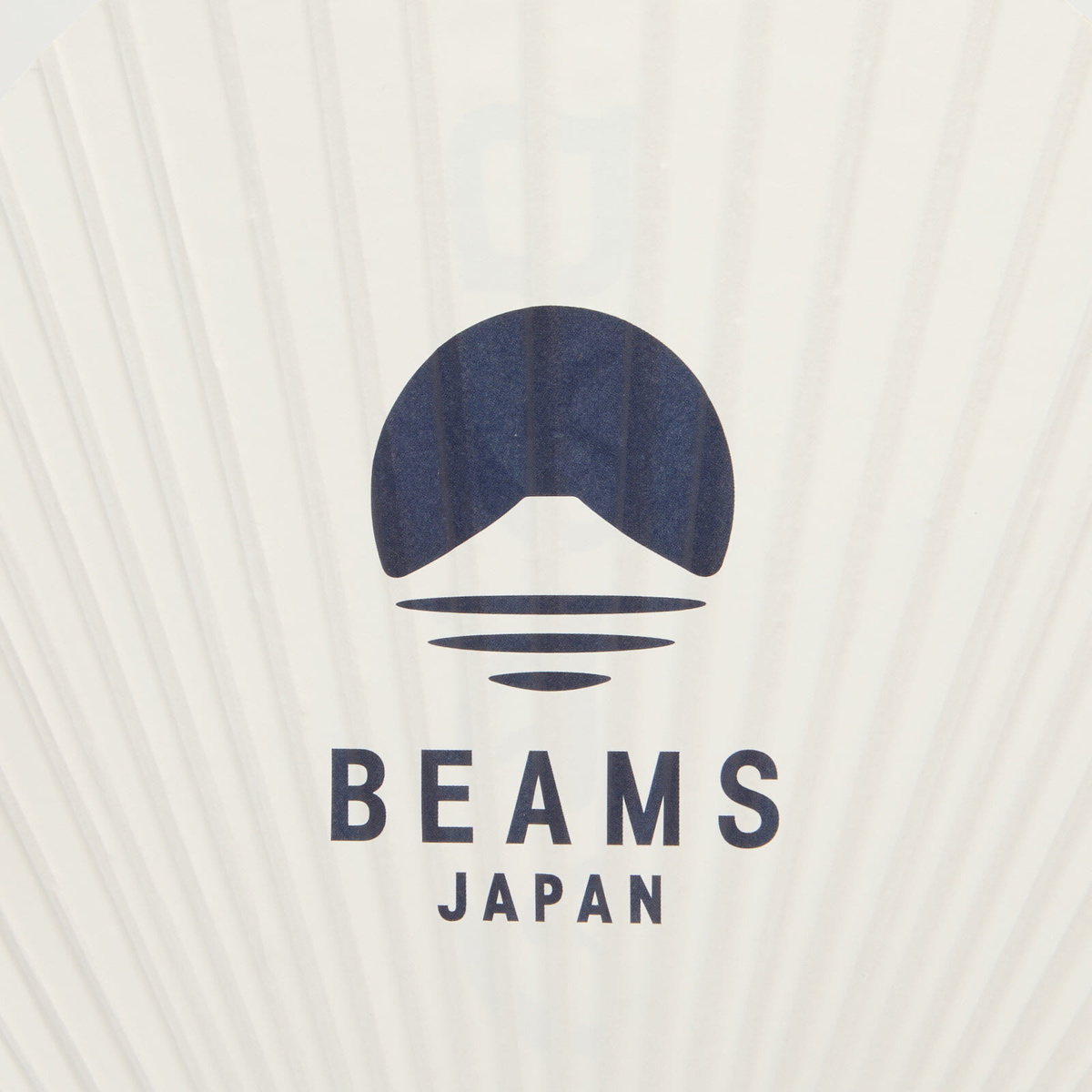 BEAMS JAPAN Paper Fan - Presented by END. in White/Blue 