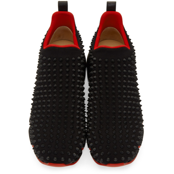 Christian Louboutin Black Spike Sock Sneakers Christian Louboutin