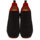 Christian Louboutin Black Spike Sock Sneakers