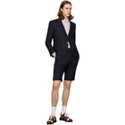 Thom Browne Navy Super 120s Twill Sport Blazer