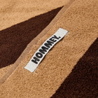 HOMMEY Striped Towel in Macchiato Stripes