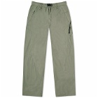 C.P. Company Men's Micro Reps Loose Utility Pants in Agave Green