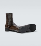 Our Legacy Camion leather ankle boots