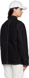 Carhartt Work In Progress Black OG Chore Denim Jacket