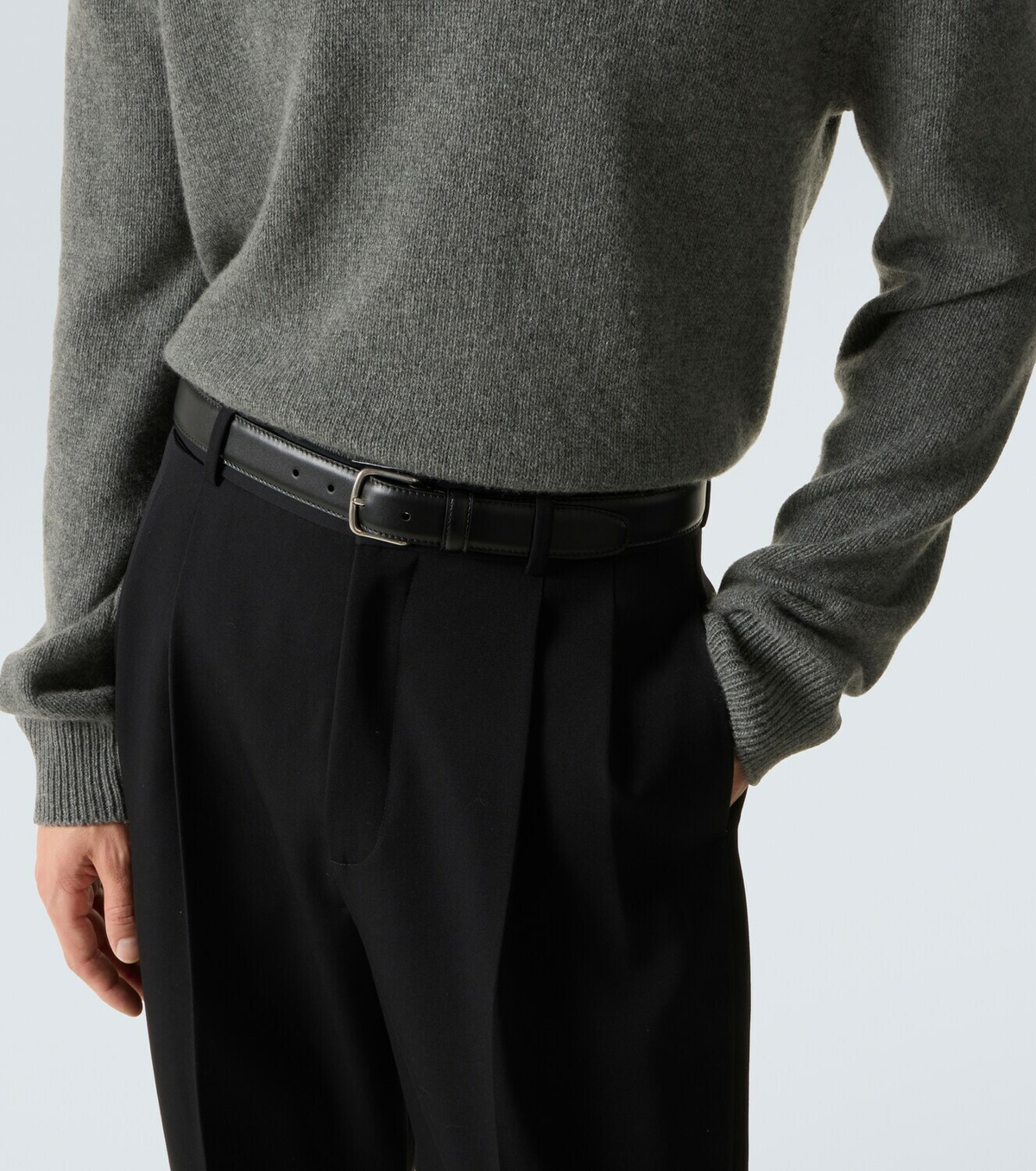 The Row Classic leather belt