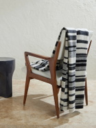 The Elder Statesman - Striped Knitted Cashmere Blanket