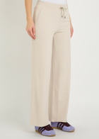 Vuori Halo Essential Wide-leg Jersey Sweatpants Ecru