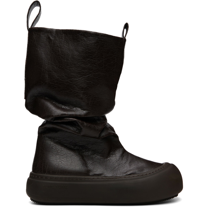 Photo: YUME YUME SSENSE Exclusive Brown Low Fisherman Boots