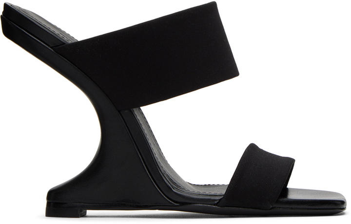 Photo: Rick Owens Lilies Black Cantileaver 11 Heeled Sandals