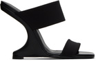 Rick Owens Lilies Black Cantileaver 11 Heeled Sandals