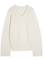 Lisa Yang Oia Textured Cashmere Jumper Cream