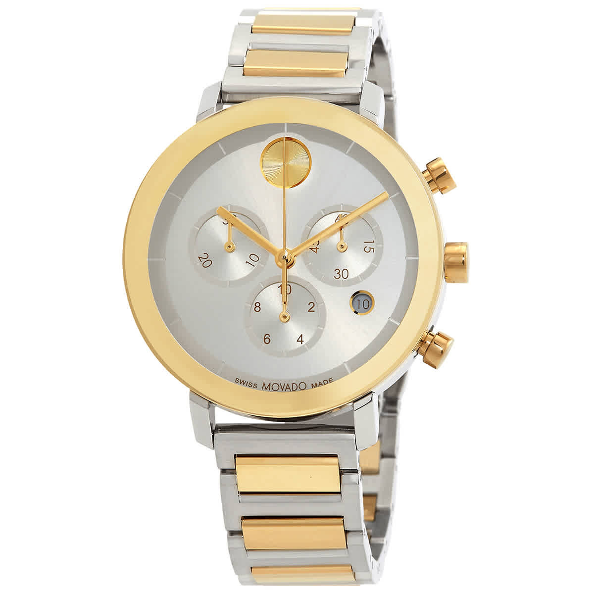 Ladies Movado Bold Chronograph Swiss Movement Watc Movado Bold Evolution 2.0 Ladies Pink Ceramic & Textured  main image 2