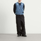 Stone Island Men's David Light Indigo-TC Vest in Indigo