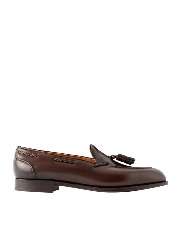 Photo: Edward Green - Belgravia Leather Loafers - Brown