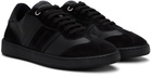 Ferragamo Black Low Top Signature Sneakers