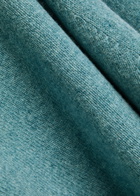 Sunspel Melangé Wool Jumper Light Blue