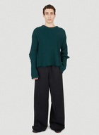 MM6 Maison Margiela - Distressed Jumper in Green