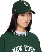 Sporty & Rich Green '47 Edition Yankees Serif Cap