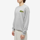 Comme des Garçons SHIRT Men's x Lacoste Crew Sweat in Top Grey