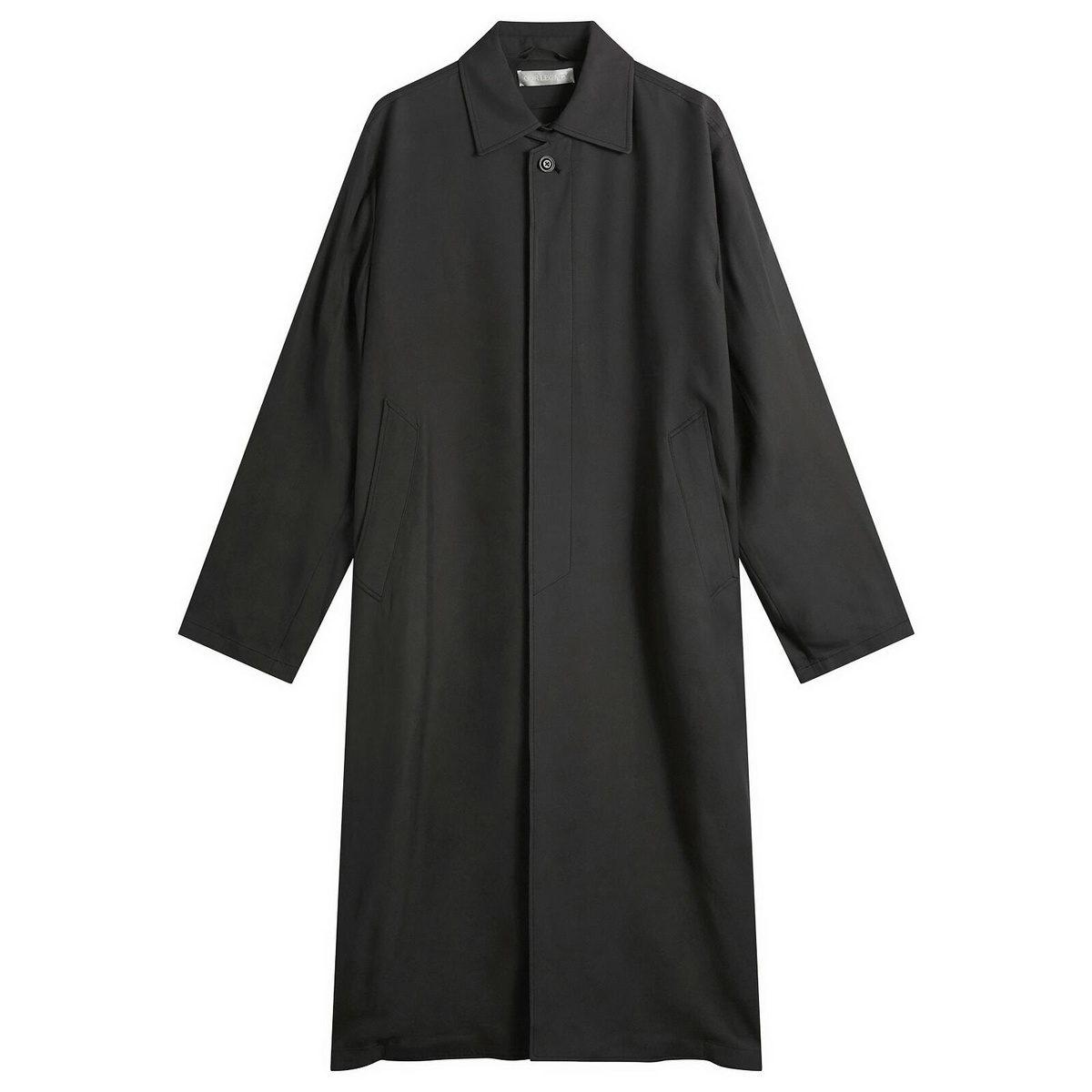 Our Legacy Men's Viscose Cloak Carcoat in Muted Lead