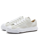 Maison MIHARA YASUHIRO Hank Shrink Leather Sneaker in White